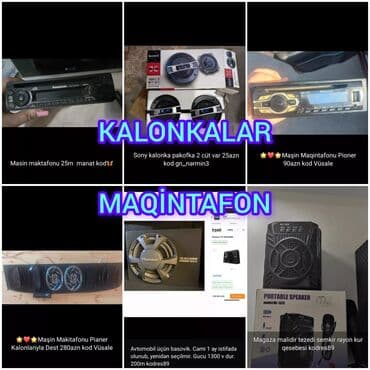 Dinamiklər və sabvuferlər, Kompozit lalafo.az -da Dinamiklər və sabvuferlər, Kompozit