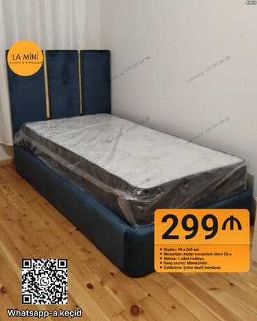 Təknəfərlik çarpayı, Bazalı, Matras ilə lalafo.az -da Təknəfərlik çarpayı, Bazalı, Matras ilə