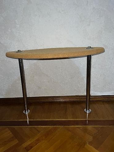 İşlənmiş, Açılmayan, MDF, Oval masa lalafo.az -da İşlənmiş, Açılmayan, MDF, Oval masa