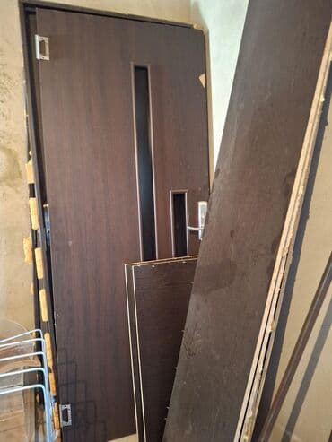 Qapı dəsti – tünd qəhvəyi MDF/laminat üzlüklü - Material: MDF/laminat lalafo.az -da Qapı dəsti – tünd qəhvəyi MDF/laminat üzlüklü - Material: MDF/laminat