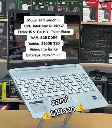 HP Pavilion 15 noutbuku - Model: HP Pavilion 15 - Prosessor: Intel lalafo.az -da HP Pavilion 15 noutbuku - Model: HP Pavilion 15 - Prosessor: Intel