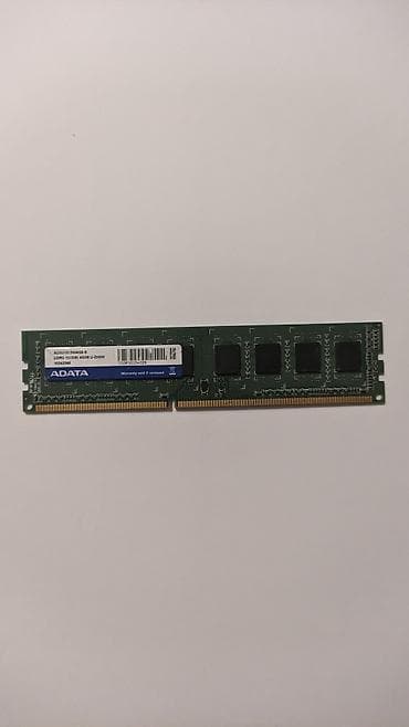 Operativ yaddaş (RAM) ADATA, 4 GB, 1333 Mhz, DDR3, PC üçün, İşlənmiş lalafo.az -da Operativ yaddaş (RAM) ADATA, 4 GB, 1333 Mhz, DDR3, PC üçün, İşlənmiş