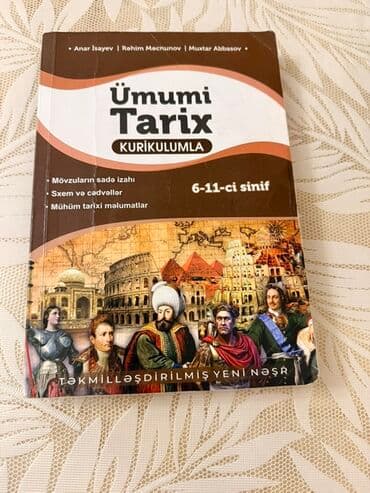 Məhsul: “Ümumi Tarix – Kurikulumla” dərs vəsaiti (6–11-ci sinif) lalafo.az -da Məhsul: “Ümumi Tarix – Kurikulumla” dərs vəsaiti (6–11-ci sinif)