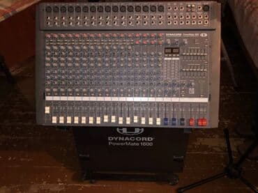 Fleytalar: Dynacord PowerMate 1600 Səs gücləndirici və 2 Ədəd Kalonka 1600 dük lalafo.az -da — 9 Fleytalar: Dynacord PowerMate 1600 Səs gücləndirici və 2 Ədəd Kalonka 1600 dük — 9