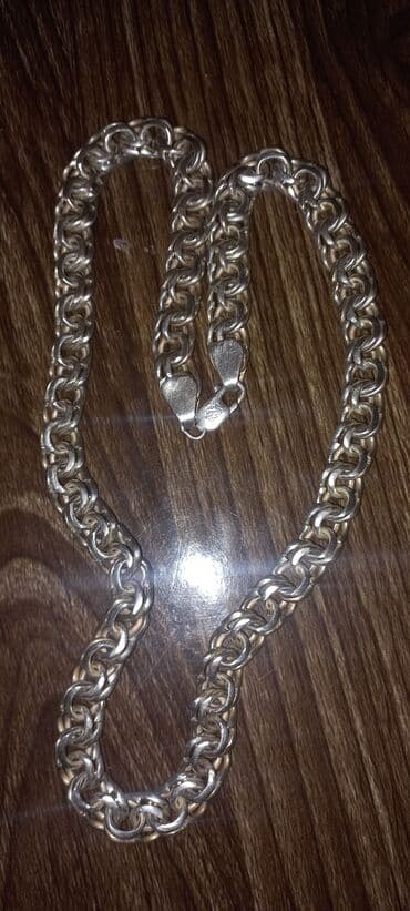 Gümüş rəngli zəncir boyunbağı 100 qram 925 prob - Klassik, ikiqat lalafo.az -da Gümüş rəngli zəncir boyunbağı 100 qram 925 prob - Klassik, ikiqat
