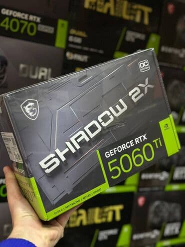 Videokart MSI GeForce RTX 5060 Ti, 16 GB, Yeni lalafo.az -da Videokart MSI GeForce RTX 5060 Ti, 16 GB, Yeni