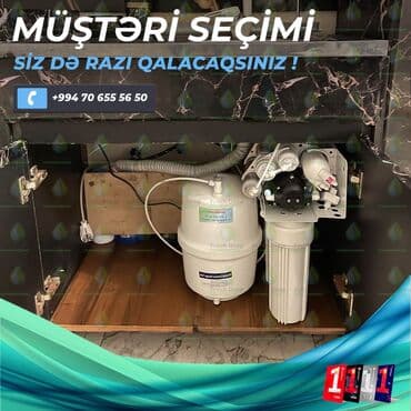 Фильтры для воды: Su filterleri. Cihaz 7 filtrdən ibarətdir. 8 litrlik çənlə təhciz at lalafo.az — 3 Фильтры для воды: Su filterleri. Cihaz 7 filtrdən ibarətdir. 8 litrlik çənlə təhciz — 3