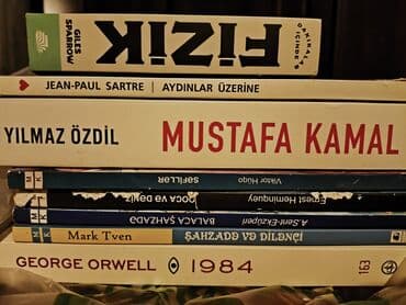 Hamısı bir yerdə 15 manat. Kitabların vəziyyəti kitaba görə dəyişir lalafo.az -da Hamısı bir yerdə 15 manat. Kitabların vəziyyəti kitaba görə dəyişir
