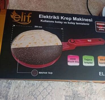 Elif Elektrikli blincik Maşını - 20 sm diametrli səth - 650W böyük lalafo.az -da Elif Elektrikli blincik Maşını - 20 sm diametrli səth - 650W böyük