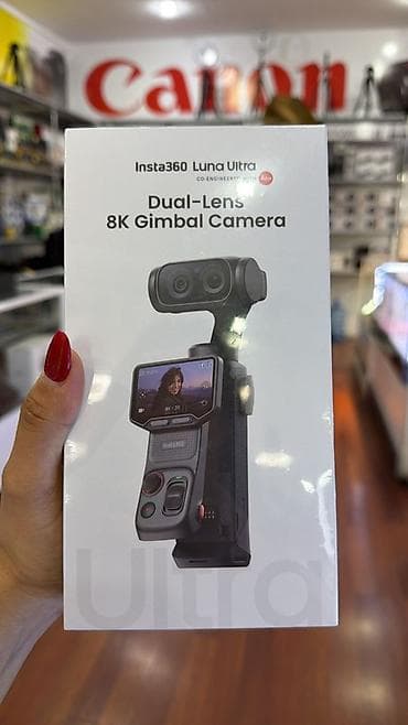 Insta360 Luna Ultra – Dual-Lens 8K Gimbal Kamera - İki obyektivli at lalafo.az Insta360 Luna Ultra – Dual-Lens 8K Gimbal Kamera - İki obyektivli