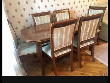 Qonaq otağı üçün, İşlənmiş, 6 stul lalafo.az -da Qonaq otağı üçün, İşlənmiş, 6 stul