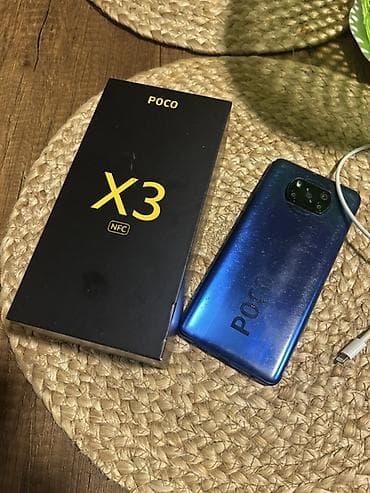 Poco X3 NFC, 128 GB, rəng - Mavi, Sensor, Barmaq izi lalafo.az -da Poco X3 NFC, 128 GB, rəng - Mavi, Sensor, Barmaq izi