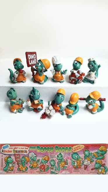 Kinder dino seriyasi kolleksiyasi 90 ci illerin.Endrim yoxdur qiymet lalafo.az -da Kinder dino seriyasi kolleksiyasi 90 ci illerin.Endrim yoxdur qiymet