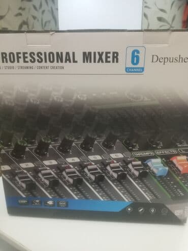 Səs kartları: Depusheng PA-6 audio mikser - 8 kanallı mikser masaüstü konsol - Hər lalafo.az -da — 6 Səs kartları: Depusheng PA-6 audio mikser - 8 kanallı mikser masaüstü konsol - Hər — 6