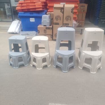 Табуретки: Plastik çoxməqsədli pilləli tabure dəsti - Material: möhkəm, yüngül at lalafo.az — 4 Табуретки: Plastik çoxməqsədli pilləli tabure dəsti - Material: möhkəm, yüngül — 4
