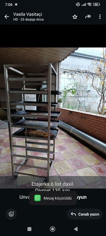 Etajerka.6 list daxil.
Qiymet 130 azn.
Unvan Şağan.
Vesile🌹2984 lalafo.az -da Etajerka.6 list daxil.
Qiymet 130 azn.
Unvan Şağan.
Vesile🌹2984