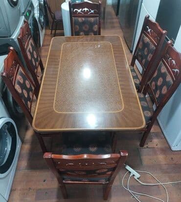 Qonaq otağı üçün, İşlənmiş, 6 stul lalafo.az -da Qonaq otağı üçün, İşlənmiş, 6 stul