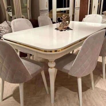 Kvadrat masa, Qonaq otağı üçün, 6 nəfər lalafo.az -da Kvadrat masa, Qonaq otağı üçün, 6 nəfər