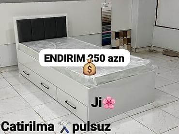 Yeni, Təknəfərlik çarpayı, Matras ilə lalafo.az -da Yeni, Təknəfərlik çarpayı, Matras ilə