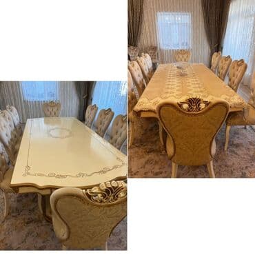 Masa desti stol stul satilir cemi 800 azn masa acilmir( 10 eded stul lalafo.az -da Masa desti stol stul satilir cemi 800 azn masa acilmir( 10 eded stul