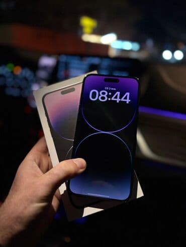 IPhone 14 Pro Max, 128 GB, Deep Purple, Face ID lalafo.az -da IPhone 14 Pro Max, 128 GB, Deep Purple, Face ID