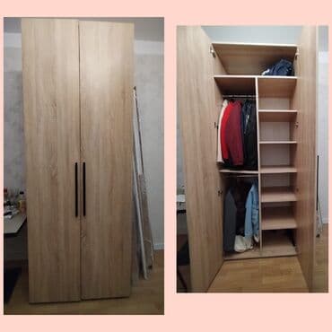 İşlənmiş, Açılan, 2 qapılı Düz dolab, Dolab-asılqan lalafo.az -da İşlənmiş, Açılan, 2 qapılı Düz dolab, Dolab-asılqan