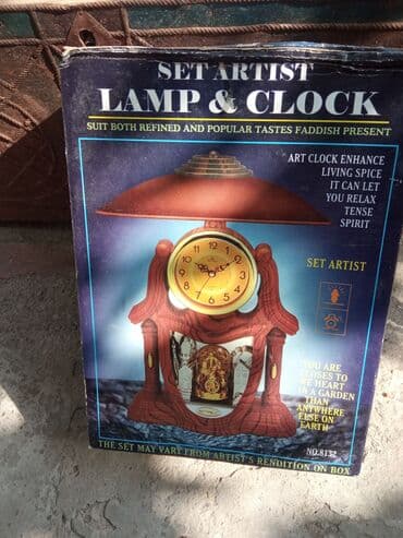 Məhsul: Set Artist Lamp & Clock (Lampa və Saat) Xüsusiyyətlər: - lalafo.az -da Məhsul: Set Artist Lamp & Clock (Lampa və Saat) Xüsusiyyətlər: -