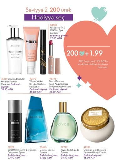Kosmetik dəst, Oriflame, 8 məhsul lalafo.az -da Kosmetik dəst, Oriflame, 8 məhsul