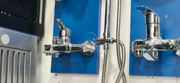 Hamam suşilkaları: Xrom örtüklü vannaya/qabyuyan üçün qarışdırıcı kranlar dəsti - lalafo.az -da — 1 Hamam suşilkaları: Xrom örtüklü vannaya/qabyuyan üçün qarışdırıcı kranlar dəsti - — 1