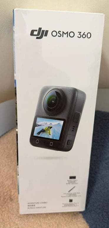 DJI Osmo 360 Adventure Combo 🌍 Aralıqsız çəkiliş (100 dəq) - 8K 120 lalafo.az -da DJI Osmo 360 Adventure Combo 🌍 Aralıqsız çəkiliş (100 dəq) - 8K 120