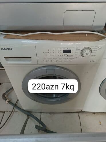 Paltaryuyan maşın Samsung, 7 kq, Avtomat, Qurutmasız, Kredit yoxdur lalafo.az -da Paltaryuyan maşın Samsung, 7 kq, Avtomat, Qurutmasız, Kredit yoxdur