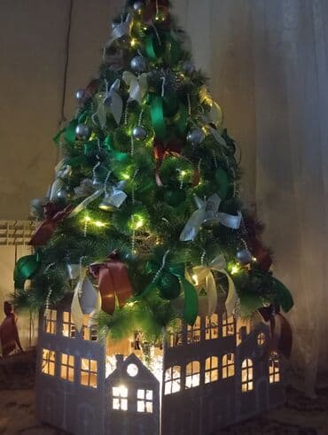 Yeni il ağacı – dekorativ işıqlı kompozisiya - Hündürlük: təxmini lalafo.az -da Yeni il ağacı – dekorativ işıqlı kompozisiya - Hündürlük: təxmini