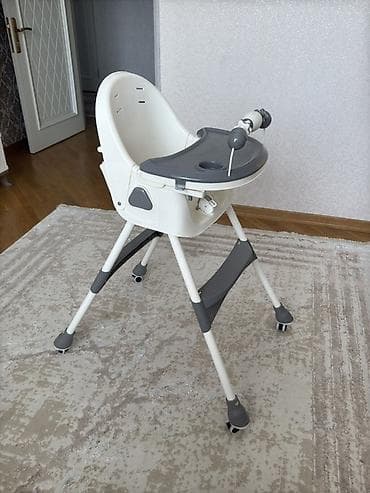 Uşaq yemək stulu – Kidilo - Rəng: ağ-boz - Təhlükəsiz və sabit metal lalafo.az -da Uşaq yemək stulu – Kidilo - Rəng: ağ-boz - Təhlükəsiz və sabit metal