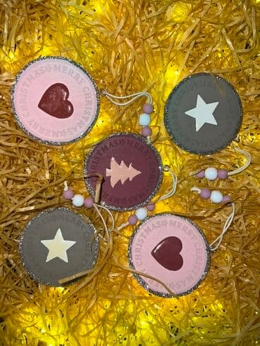 Yeni il/Christmas şam ağacı bəzəkləri – dəst - Dairəvi asılqan lalafo.az -da Yeni il/Christmas şam ağacı bəzəkləri – dəst - Dairəvi asılqan