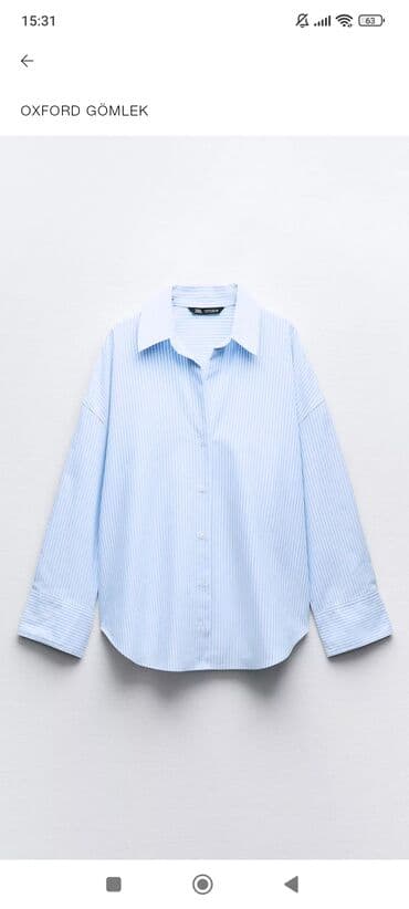 Zara marka cızıqlı köynək.42-44 razmer.Yeni ve karton lalafo.az -da Zara marka cızıqlı köynək.42-44 razmer.Yeni ve karton