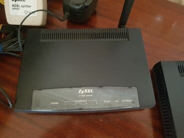 İşlənmiş Modem Zyxel ADSL 2+ iki deopozonlı modeldir. 2 ədəddir lalafo.az -da İşlənmiş Modem Zyxel ADSL 2+ iki deopozonlı modeldir. 2 ədəddir