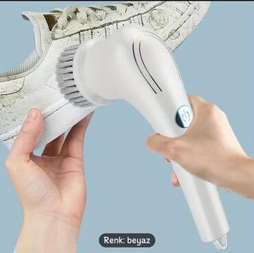 Süngərlər və fırçalar: Elektrikli təmizləmə fırçası – çoxbaşlı, USB-doldurulan Rəng: ağ lalafo.az -da — 8 Süngərlər və fırçalar: Elektrikli təmizləmə fırçası – çoxbaşlı, USB-doldurulan Rəng: ağ — 8