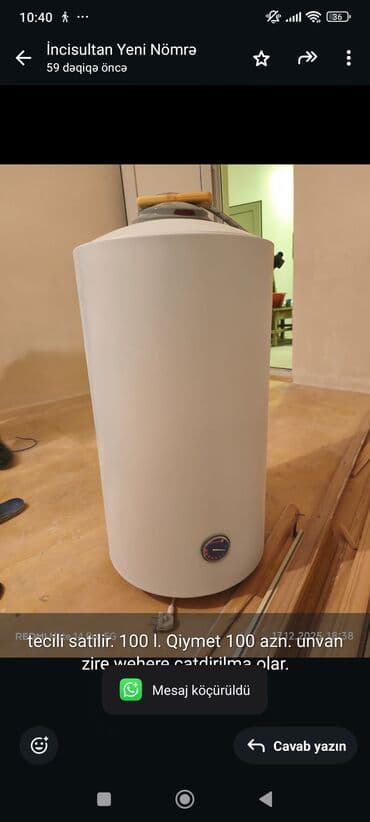 Ariston 100 l, İşlənmiş, Kredit yoxdur, Ünvandan götürmə lalafo.az -da Ariston 100 l, İşlənmiş, Kredit yoxdur, Ünvandan götürmə