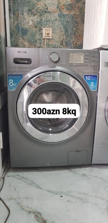 Paltaryuyan maşın Samsung, 8 kq, Avtomat, Qurutmasız, Kredit yoxdur lalafo.az -da Paltaryuyan maşın Samsung, 8 kq, Avtomat, Qurutmasız, Kredit yoxdur