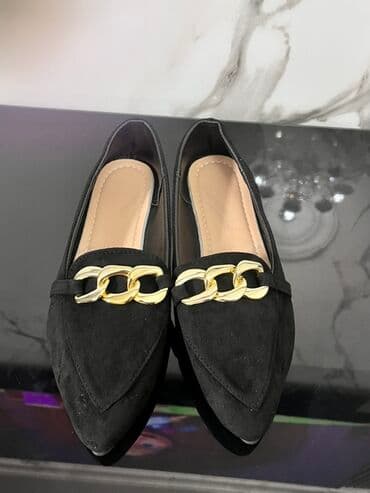 Qadın loafer ayaqqabısı - Rəng: qara - Dizayn: sivri burun, üst lalafo.az -da Qadın loafer ayaqqabısı - Rəng: qara - Dizayn: sivri burun, üst