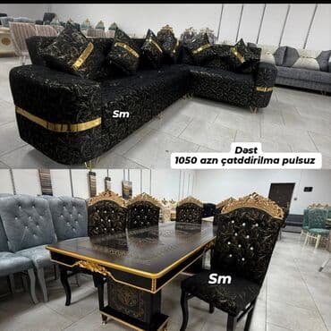 Masa 6 stul +kunc divan dəst şekilde 1050 AZN çatddirilma pulsuz lalafo.az -da Masa 6 stul +kunc divan dəst şekilde 1050 AZN çatddirilma pulsuz