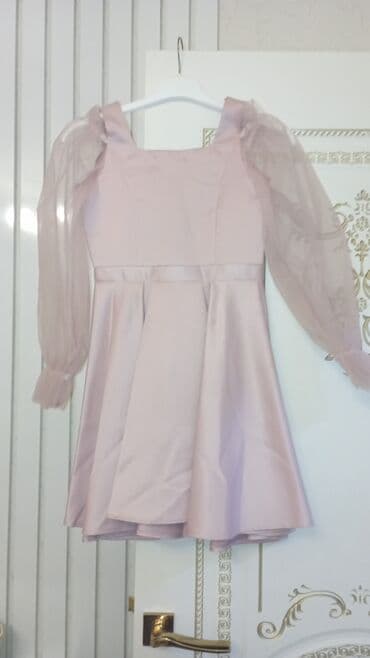 Qız uşaqları üçün iki ədəd zərif paltar dəsti 1) Pudra rəngli qısa lalafo.az -da Qız uşaqları üçün iki ədəd zərif paltar dəsti 1) Pudra rəngli qısa