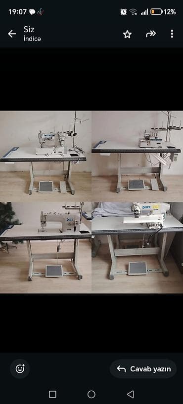 Kiçik Dərzi Sexi Avadanlığı. Təzədir! Heç işlənmiyib! - DÜZ TİKİŞ lalafo.az -da Kiçik Dərzi Sexi Avadanlığı. Təzədir! Heç işlənmiyib! - DÜZ TİKİŞ