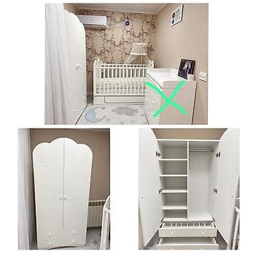 Irada89 Usaq otagi mebeli beshik(matras,tul daxil) ve dolab Qiymet 2 lalafo.az -da Irada89 Usaq otagi mebeli beshik(matras,tul daxil) ve dolab Qiymet 2