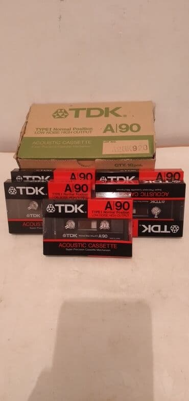 TDK A90 kasetlər – Type I (Normal Position), Low Noise High Output lalafo.az -da TDK A90 kasetlər – Type I (Normal Position), Low Noise High Output