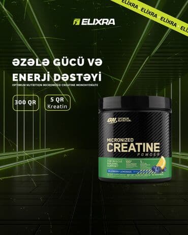 Kreatin Optimum Nutrition, Çəki: 201 - 500 g, Yeni lalafo.az -da Kreatin Optimum Nutrition, Çəki: 201 - 500 g, Yeni