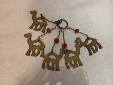 Bürüncdən hazırlanmış dekorativ açarlıq/asma bəzək. Mərkəzi halqaya lalafo.az -da Bürüncdən hazırlanmış dekorativ açarlıq/asma bəzək. Mərkəzi halqaya