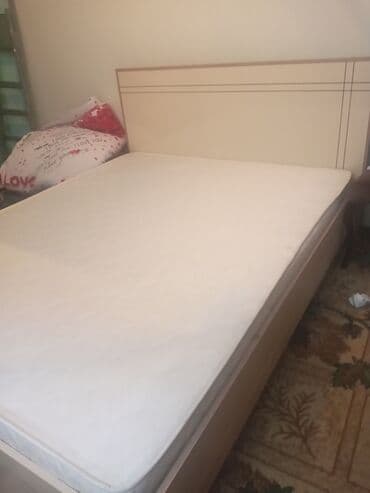 İkili (queen ölçülü) yataq dəsti – çarpayı və döşək - Rəng: açıq bej lalafo.az -da İkili (queen ölçülü) yataq dəsti – çarpayı və döşək - Rəng: açıq bej