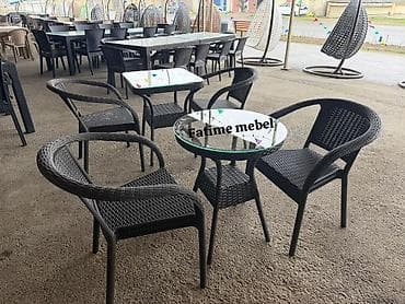 Yeni, Yumru masa, 2 stul, Açılmayan, Stullar ilə, Həsir toxunuşlu lalafo.az -da Yeni, Yumru masa, 2 stul, Açılmayan, Stullar ilə, Həsir toxunuşlu