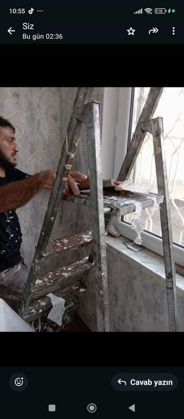 Потолочные работы: Aboy ustası cəld ve gözel iş görülür 2 nefer ustayiq spoklyovka malyar at lalafo.az — 14 Потолочные работы: Aboy ustası cəld ve gözel iş görülür 2 nefer ustayiq spoklyovka malyar — 14